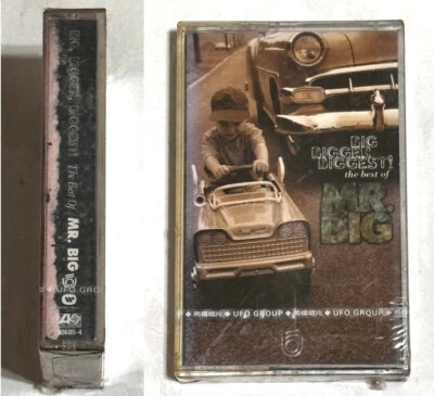 Mr. Big 1996 Bigger Biggest The Best Of Taiwan Cassette Tape Promo Insert Sealed - Image 1 of 4