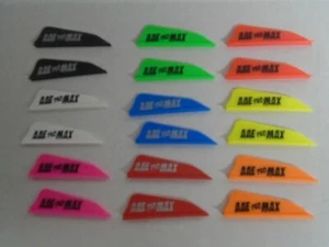 36- AAE Max Pro 1.7" Mixed Bag Vanes! gold, yellow, red, orange, white, green - Picture 1 of 1