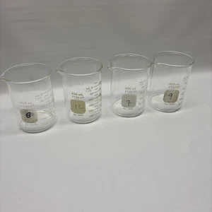 (4) Pyrex 400 ml Nr. 1000 Bechergläser Borosilikatglas - Bild 1 von 13