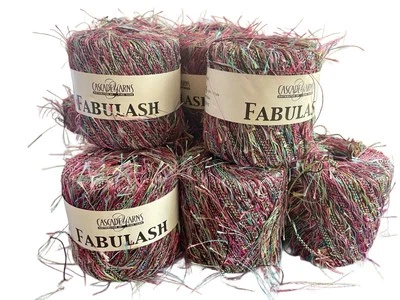 Cascade Yarns Fabulash Lot Of 11, Vintage, Color #10 - Image 1 of 4