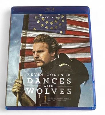 Dances with Wolves Blu-ray + DVD 2-Disc Set Kevin Costner MGM 2011 Award Winner - Image 1 of 3