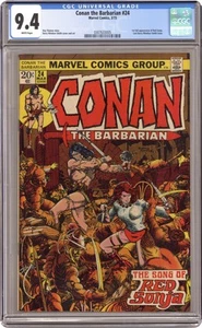 Conan the Barbarian #24 CGC 9.4 1973 0307633005 1st full Red Sonja story - Picture 1 of 2
