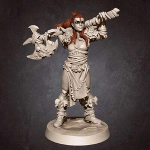 1/32 56mm 3D Print Model Kit Beautiful Girl Woman Barbarian Unpainted - Picture 1 of 3