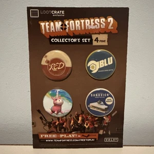 2015 Loot Crate Valve Team Fortress 2 Balloonicorn Collectors Set Pins Exclusive - Picture 1 of 2