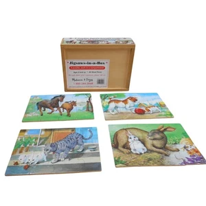 Melissa & Doug Jigsaws-in-a-Box Animals #20 Wooden Puzzle Complete 48 Pieces - Picture 1 of 10