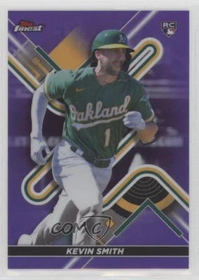2022 Topps Finest Purple Refractor /250 Kevin Smith #45 Rookie RC - Image 1 of 2