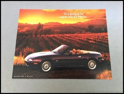 1995 Mazda Mx-5 Mx5 Miata M Edition 1-page Car Brochure Collectors Card Foto 1 de 2