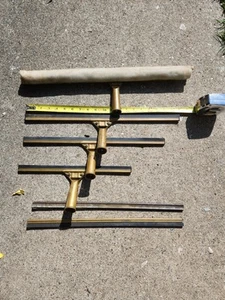 Vintage Pro BRASS ETTORE Master Window Squeegee Steccone Products Co. Oakland Ca - Foto 1 di 6