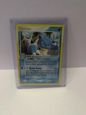 Blastoise 14/100 Crystal Guardians Reverse Holo Stamped LP HTF FAST USA - Image 1 of 4