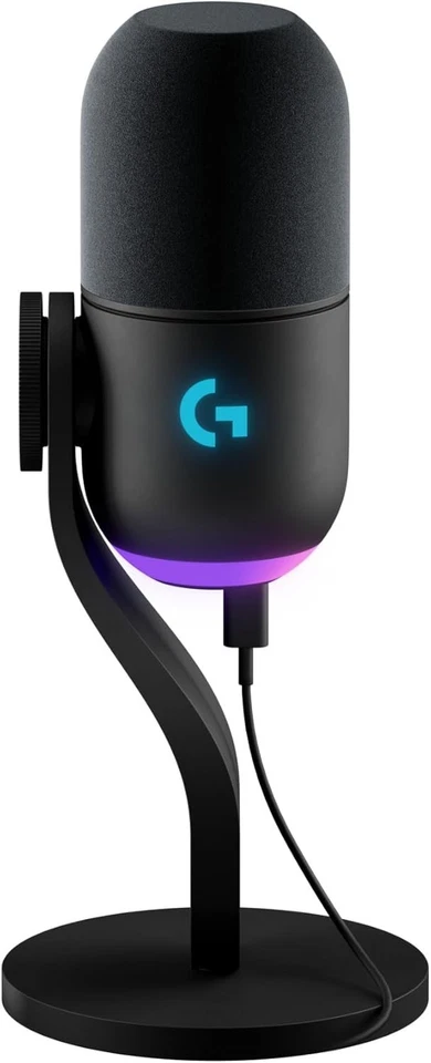 LOGITECH G Yeti GX dynamisches RGB Gaming-Mikrofon, Schwarz - Bild 1 von 1