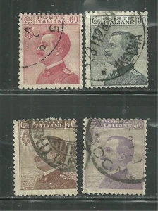 ITALY 103-05, 107 USED VICTOR EMMANUEL III - Picture 1 of 1