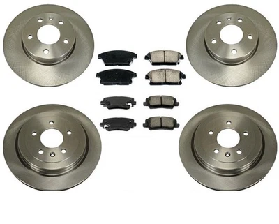 F & R 盘式制动转子 刹车片 适用于 13-17 凯迪拉克 ATS JE5 / 非布雷博 6p — 第 1/4 张图片