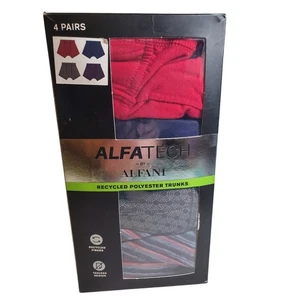 Alfani - Alfatech Polyester Trunks - 4 Pairs - Picture 1 of 4