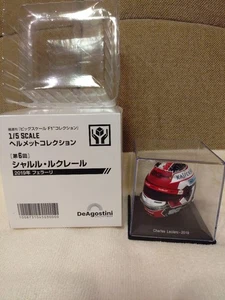 Ferrari Charles Leclerc 2019 1/5 scale Helmet DeAGOSTINI F1 Helmet Collection - Picture 1 of 7