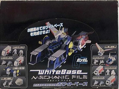 Bandai Gundam White Base Model Kit Set of 8 with Mobile Suit Parts & Destroyer - Image 1 of 4