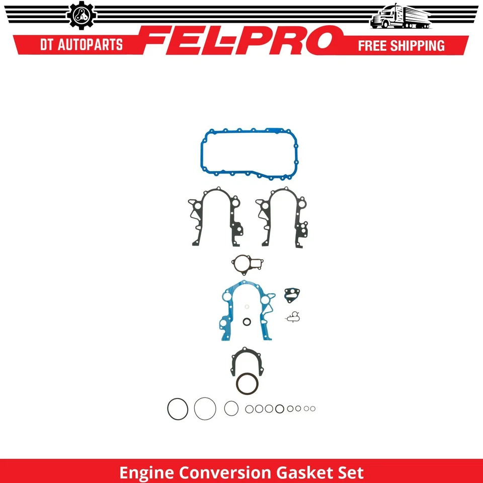 Juego de juntas de conversión de motor V6 Fel-Pro para Chrysler Grand Voyager 2000 3,3 L Foto 1 de 1