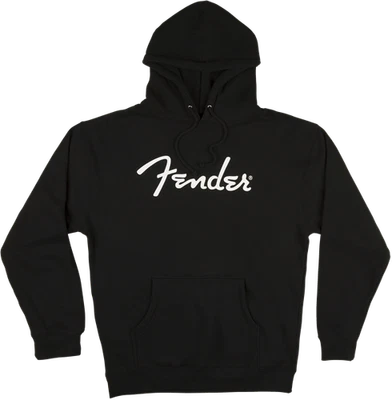 Genuine Fender Guitars Logo Hoodie/Sweatshirt, Black, XL (EXTRA LARGE) - Image 1 of 3