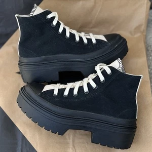 NUEVA Zapatilla deportiva para mujer talla 6 Chuck Taylor All Star plataforma personalizada HI - Imagen 1 de 9