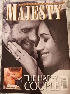 Majesty Magazine The Happy Couple Prince Harry &Meghan Markle Royal Wedding 2018 - Picture 1 of 11