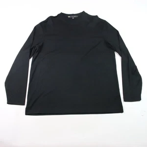 Robert Barakett Herren M Schwarz Langarm Hemd Pima Baumwolle Komfort Stretch - Bild 1 von 9