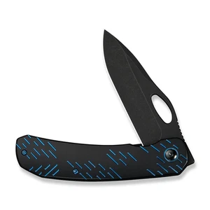 WE Knife Inmate Frame Lock 23096B-2 Black Titanium CPM 20CV Knife - Picture 1 of 8