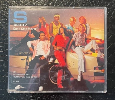 S CLUB 7 Don’t Stop Movin’ VG CD Single UK IMPORT with Right Guy! - Image 1 of 3