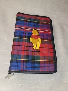 Disney Winnie The Pooh Vintage Planner Organizer 6 Rings Zip Closure - Picture 1 of 4