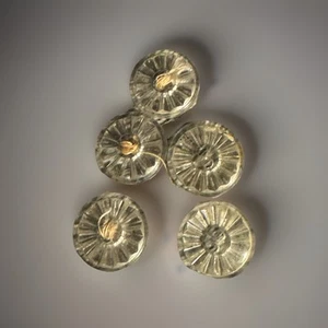 (5) Vintage Lucite buttons - Picture 1 of 2