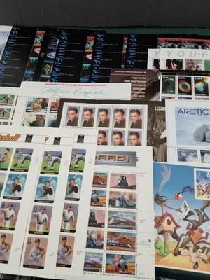 $113.85 FV Unused U.S. 33 Cent Stamps MNH Sheets Good Variety Free Ship - Image 1 of 4