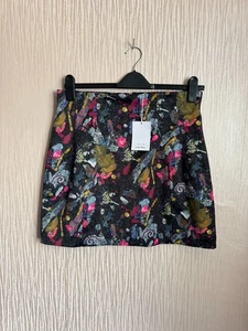& OTHER STORIES Graphic Sequin Print Mini Skirt size eu44 bnwt - Picture 1 of 4