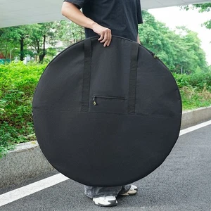 Fahrrad-Laufradtasche mit kreisförmiger Öffnung Durchmesser 86 mm für Mountai - Picture 1 of 12