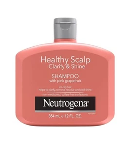 12 - Neutrogena Exfoliating Healthy Scalp Clarify & Shine Shampoo for Oily Hair  - Picture 1 of 8