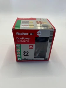 Fischer DuoPower 8 x 65 S PH, powerful universal plug with panhead screw, 22 - Picture 1 of 3