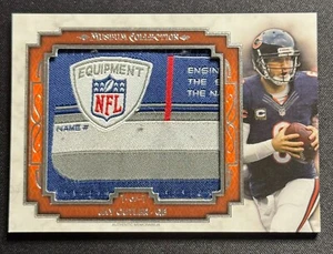 2013 Topps Museum Collection Jay Cutler NFL Laundry Tag #1/1 SSP Chicago Bears - Picture 1 of 2