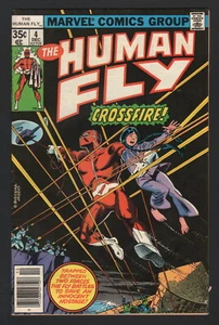 THE HUMAN FLY #4, 1977, Marvel Comics, NM- CONDITION, CROSSFIRE! - Bild 1 von 1
