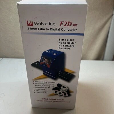 Wolverine Data F2D 300 35mm Scanner Missing Cords - Image 1 of 4