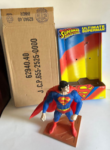 SUPERMAN MAN OF STEEL ULTIMATE SUPERMAN 10" ACTION FIGURE WITH BOX KENNER 1995