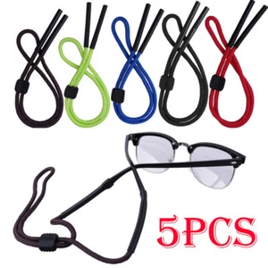 Sports Sunglass Holder Strap Adjustable Glasses Eyeglasses Neck Cord String - Picture 1 of 11