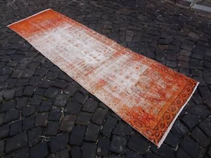 Turkish Antique rug Bohemian Area rug Oushak rug Vintage Rug Handmade Wool rug - Picture 1 of 12