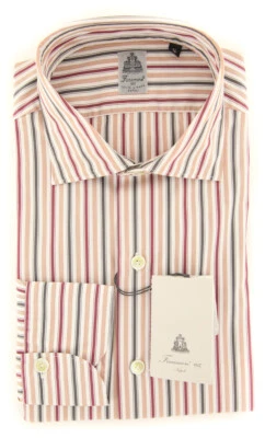 Camisa Naranja Finamore Napoli - Extra Delgada - 16/41 - (FN-SEAT04409703LZ) Foto 1 de 4