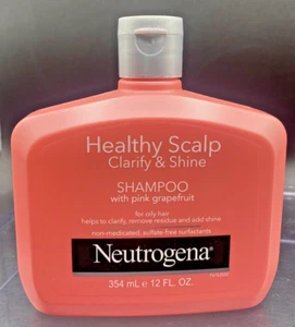 Champú exfoliante para cabello graso Neutrogena saludable cuero cabelludo clarificar y brillar para cabello graso. - Imagen 1 de 2