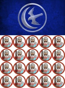 20PCS Game Of Thrones House Arryn Valley Knight 4cm Plastic Figure DIY Toy - Picture 1 of 1