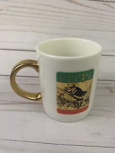 Tazza da caffè Starbucks MISCELA NATALIZIA MANICO ORO BABBO CLAUS - Foto 1 di 10