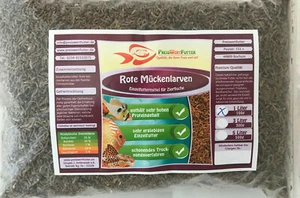 FD-Rote Mückenlarven 1000 ml BEUTEL 100 g Futter Zierfische Gefriergetrocknet - Bild 1 von 1