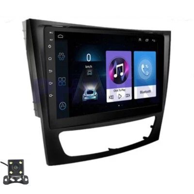 Apto para Mercedes-Benz E200 E280 2002-2009 Radio de coche estéreo GPS FM BT 2+32G con cámara Foto 1 de 4