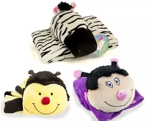 My Pillow Pets Character Fleece Childrens Throw 3 Types Available BNWT - Picture 1 of 4
