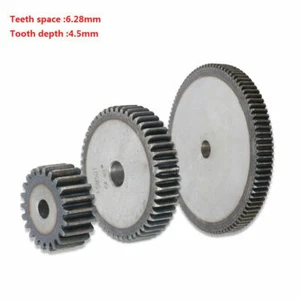 45# Steel 2 Mod 10T-127T Spur Gear Thickness 20mm Motor Pinion Transmission Gear - Picture 1 of 83