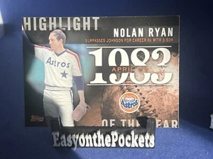 2015 Topps Nolan Ryan 1983 #H-22 - Picture 1 of 2
