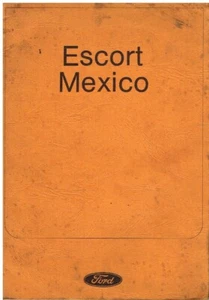 FORD ESCORT Mk1 MEXICO 1970- ORIGINAL FACTORY REPAIR MANUAL SUPPLEMENT - Picture 1 of 1