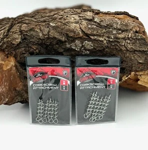 Fox Rage Strike Point Corkscrew Attachment M L 6 Stück Befestigung Gummifisch - Bild 1 von 7